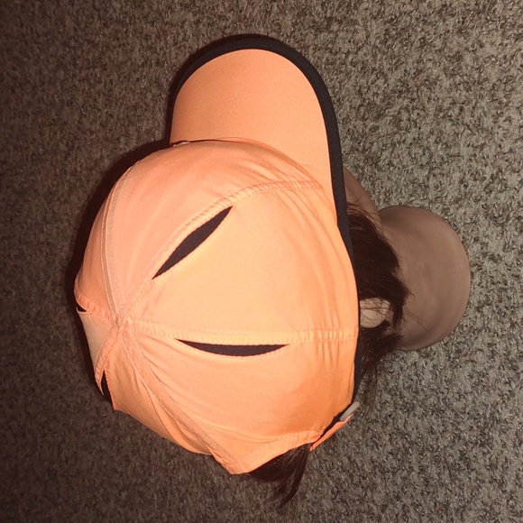 Nike Feather Lite Dri-Fit Adjustable Coral Gray Women's Hat OS - Picture 8 of 11